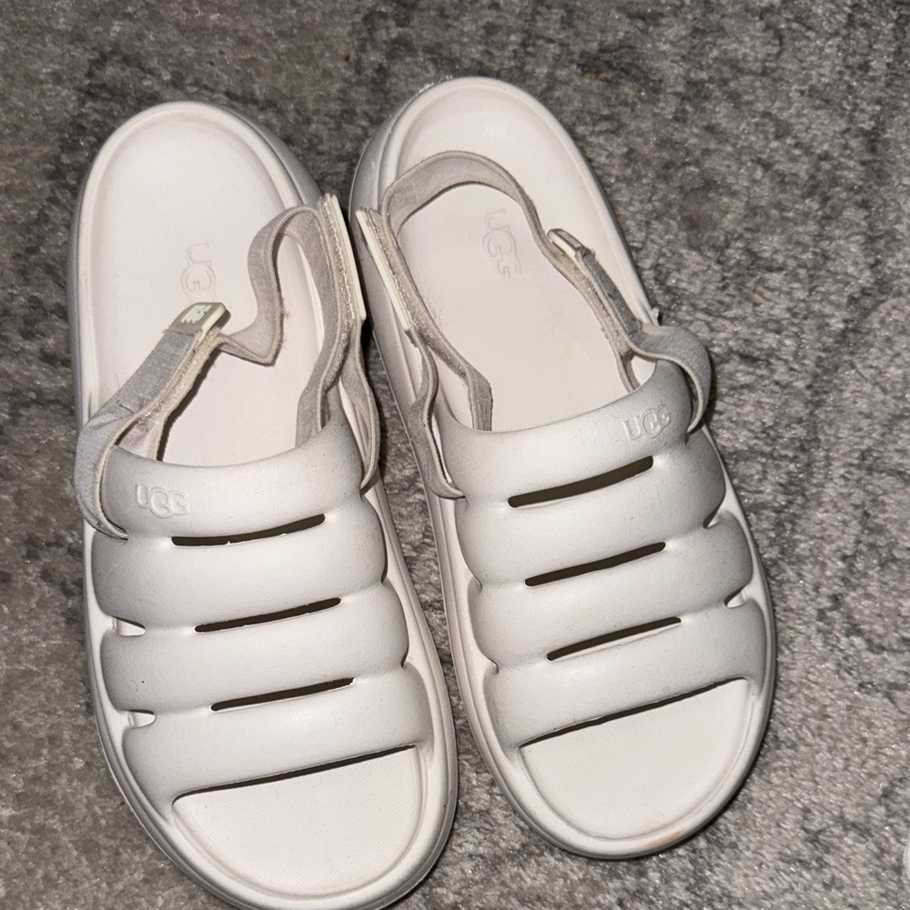 UGG Cream Slide Sandals